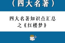 红楼梦文学常识，红楼梦文学常识摘抄