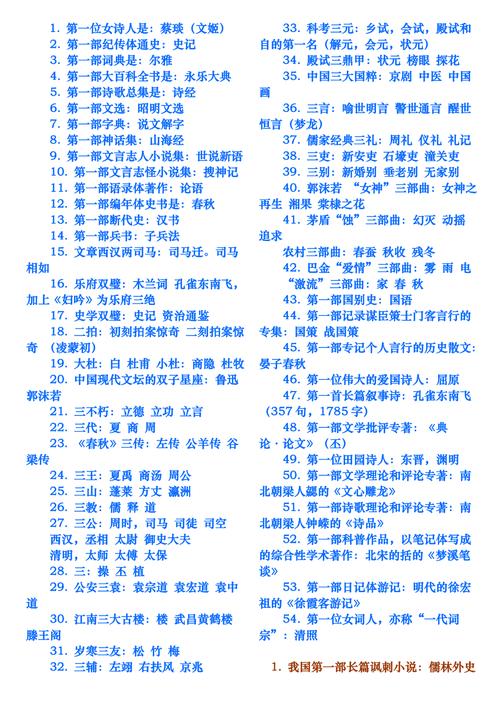 文化文学常识大全（文学文化常识摘抄）  第5张