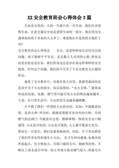 珍爱生命安全出行班会简评，珍爱生命安全出行活动方案  第4张