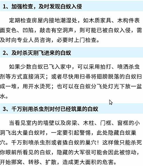 家庭白蚁防治小常识，家居白蚁如何防治  第6张