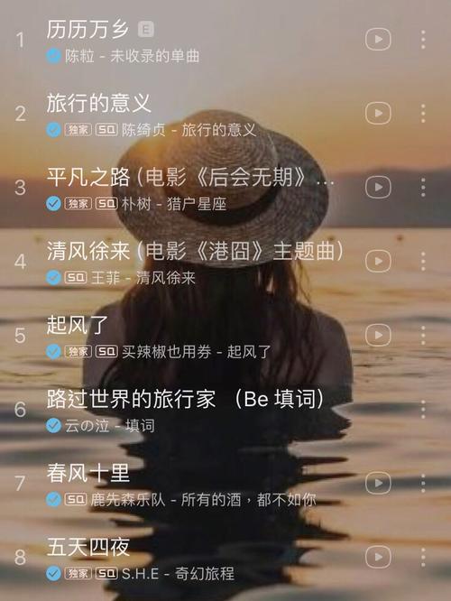 长途出行歌曲大全，长途驾车的歌曲  第3张