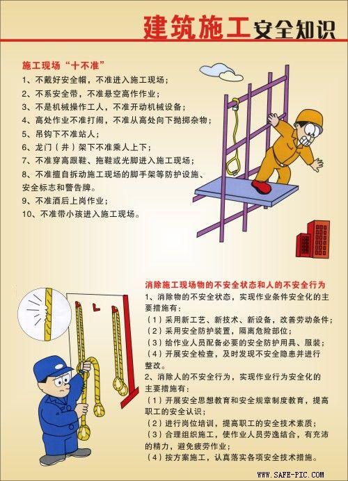 工地安全常识 - 工地安全常识小知识内容  第3张