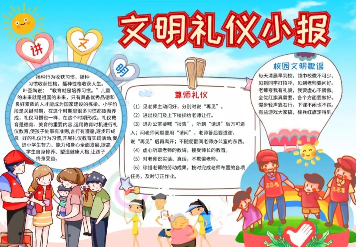 小学生文明礼仪常识，小学生文明礼仪常识图片  第5张