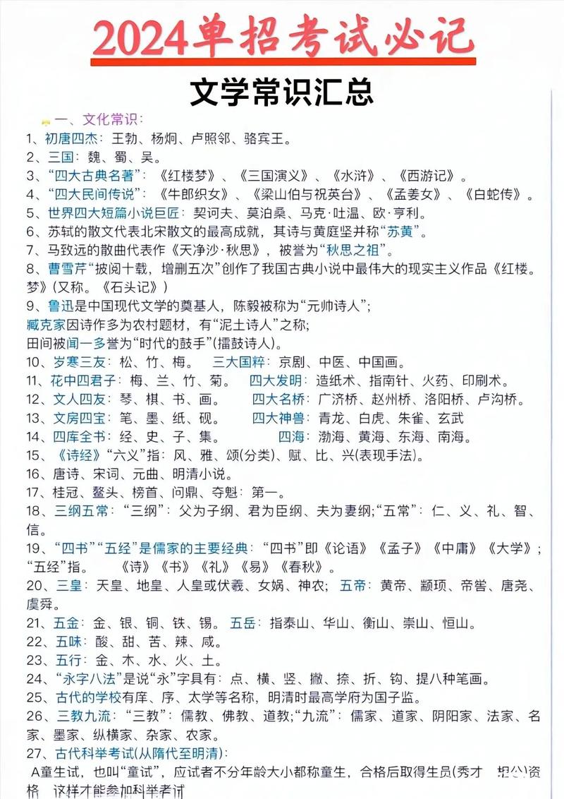 文学常识指什么（文学常识指哪些）  第4张